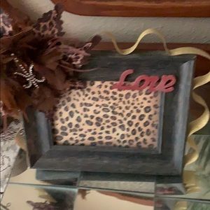 Cheetah 5x7 framed art